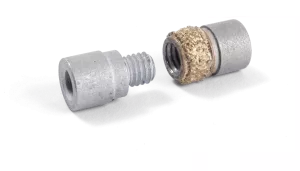 Husqvarna connector for vacuum-brazed wires 