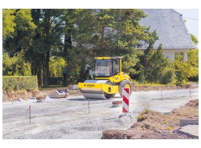 Enojni valjar BOMAG BW 177 slika